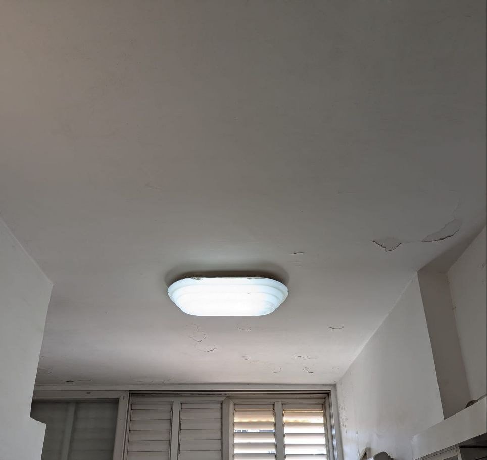 תקרה צפה - לפני